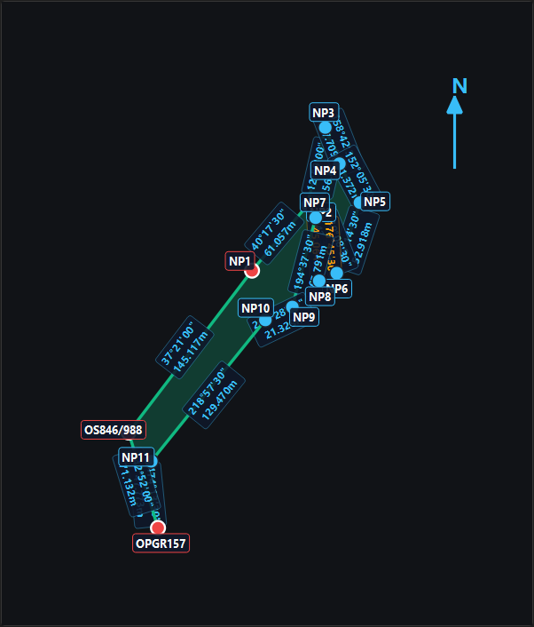 GeoBorneo 2D CAD Canvas Preview